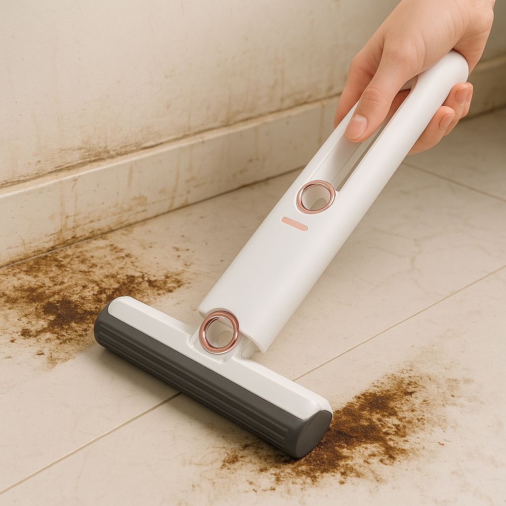 CleanBax® Çok Amaçlı Profesyonel Mini Mop & Fırça – Cam & Fayans Temizleyici