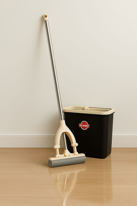 CleanBax® Sünger Mop Seti – 8 LT Kapasiteli