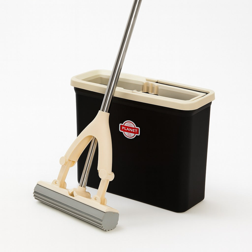 CleanBax® Sünger Mop Seti – 8 LT Kapasiteli